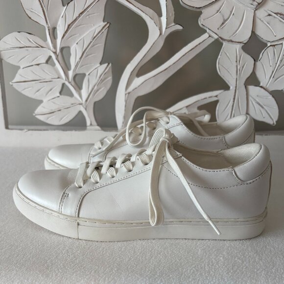 Kenneth Cole White Tennis Sneakers - Size 8 - Picture 1 of 5